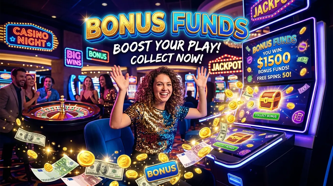 Captain Cooks casino bonus funds